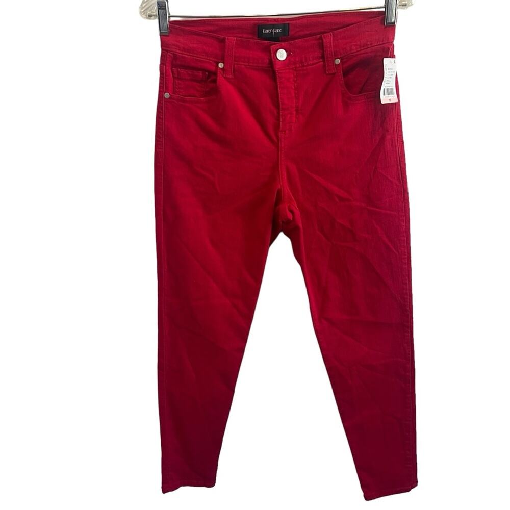 NWT Karen Kane Red Rock Zuma Crop Stretch Jeans 10
